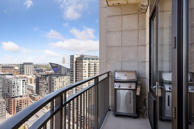 500 Grant St Unit 2509, Minneapolis, MN 55404 - balcony featuring a view of city and area for grilling