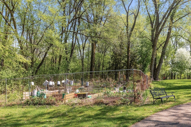 2465 Londin Ln E Unit 212, Maplewood, MN 55119 - view of property's community with a vegetable garden and a yard