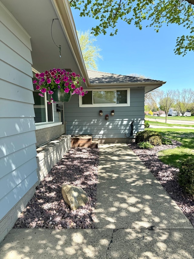 view of side of property