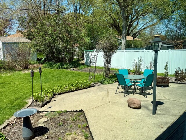 view of patio
