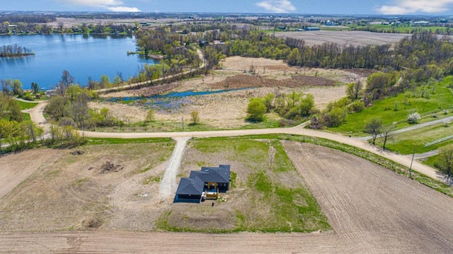 20355 Cedar Lake Trl, Shieldsville Twp, MN 55052 - aerial view of sparsely populated area with a nearby body of water