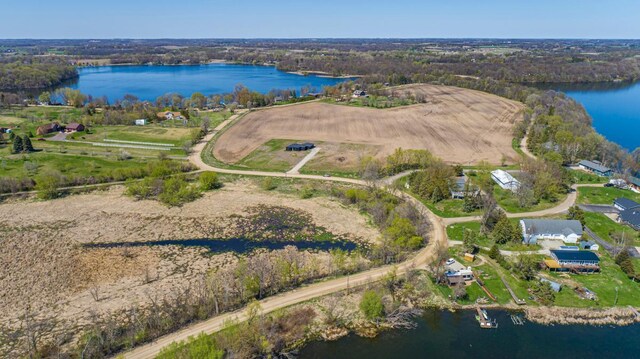 20355 Cedar Lake Trl, Shieldsville Twp, MN 55052 - aerial view of a nearby body of water