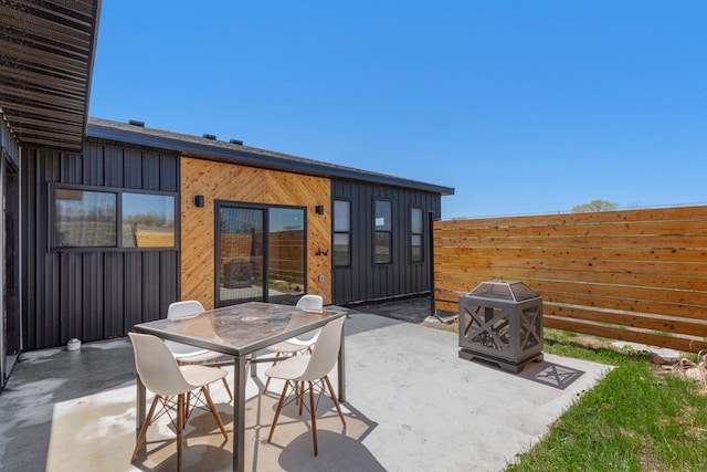 20355 Cedar Lake Trl, Shieldsville Twp, MN 55052 - view of patio / terrace with outdoor dining space