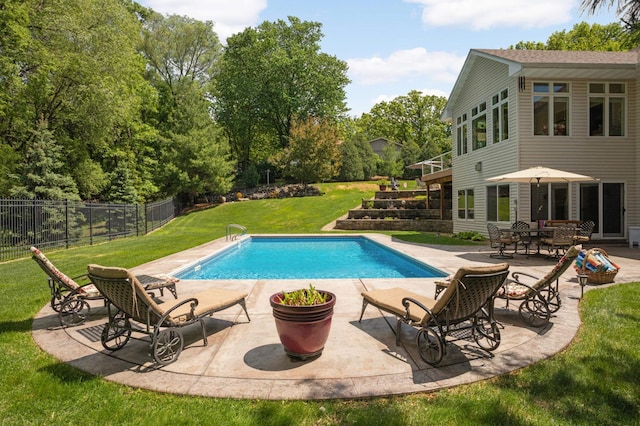 6209 Heather Pl NE, Fridley, MN 55432 - view of pool with a patio