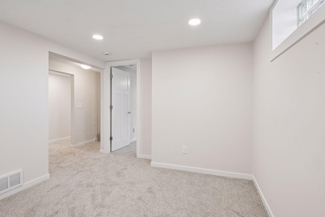 1650 Sherburne Ave, Saint Paul, MN 55104 - basement with light carpet, recessed lighting, and baseboards