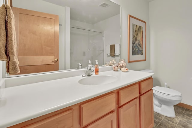 1215 Lakeshore Dr Unit 207, Lake City, MN 55041 - full bathroom with a shower stall, toilet, and vanity