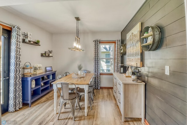 101 5th St NE, Barnesville, MN 56514 - dining space with light wood-style flooring and baseboards