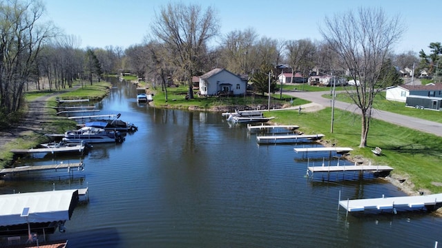 1900 White Cloud Dr E, Isle, MN 56342 - dock featuring a water view and view of scattered trees