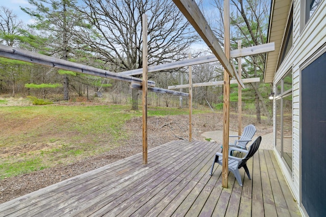 W12798 State Road 35, Prescott, WI 54021 - view of deck