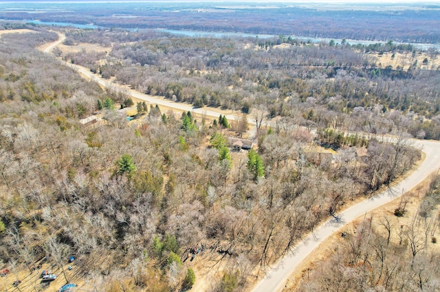 W12798 State Road 35, Prescott, WI 54021 - aerial view of property and surrounding area with a heavily wooded area