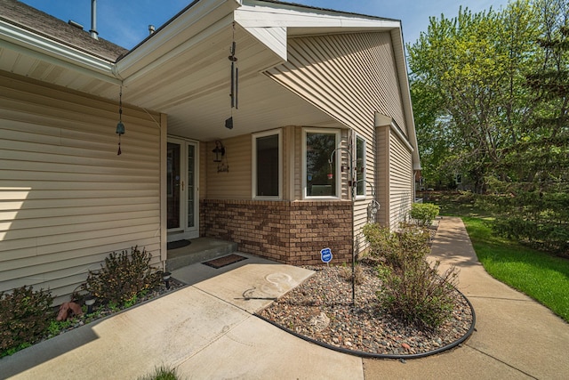17081 Pheasant Meadow Ln SW, Prior Lake, MN 55372 - view of exterior entry with brick siding and french doors