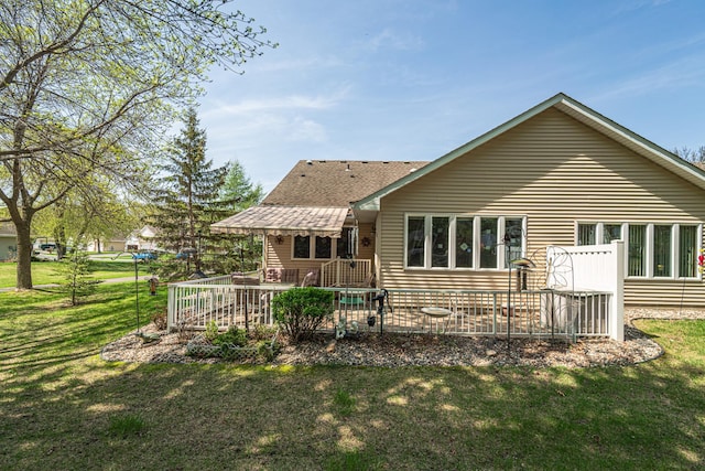 17081 Pheasant Meadow Ln SW, Prior Lake, MN 55372 - rear view of property with a yard and roof with shingles
