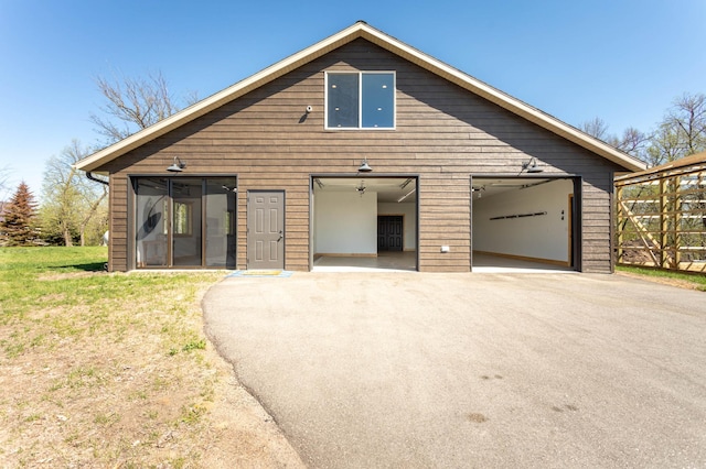 3391 Little Ida Beach Rd NW, Alexandria, MN 56308 - view of front of home with asphalt driveway