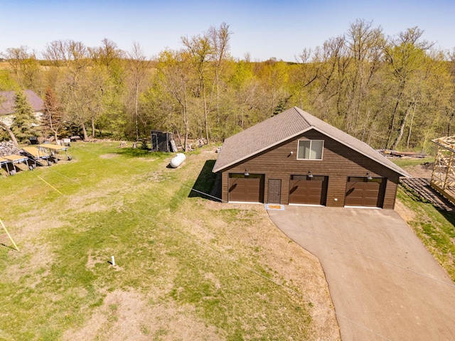 3391 Little Ida Beach Rd NW, Alexandria, MN 56308 - view of subject property with a heavily wooded area