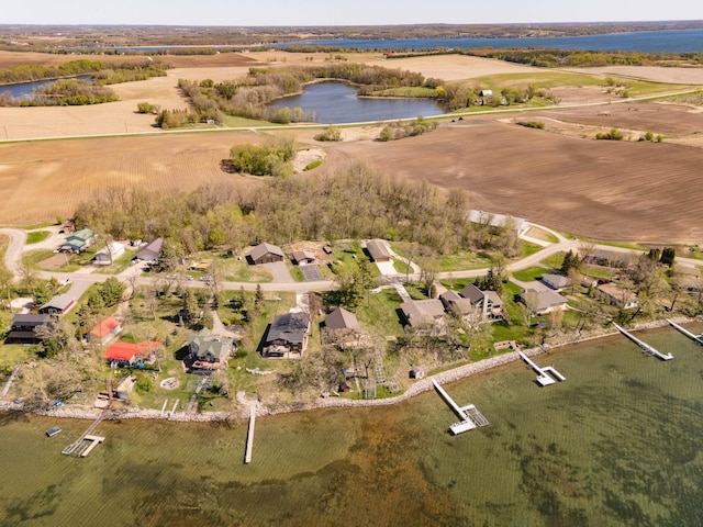 3391 Little Ida Beach Rd NW, Alexandria, MN 56308 - aerial overview of property's location with a large body of water and nearby suburban area
