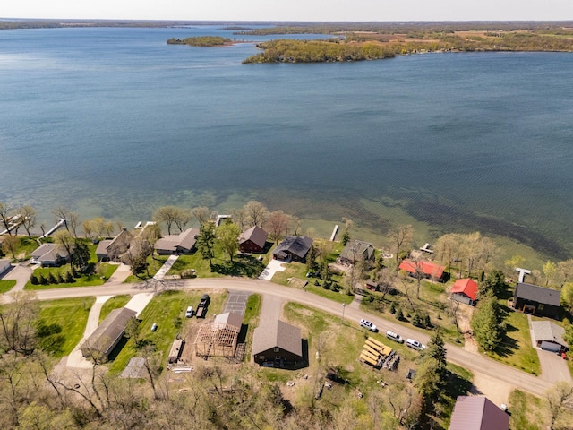 3391 Little Ida Beach Rd NW, Alexandria, MN 56308 - aerial view of property and surrounding area featuring a large body of water and nearby suburban area