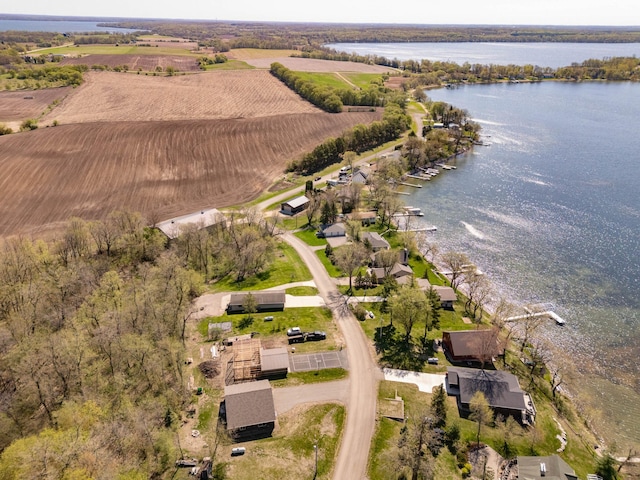 3391 Little Ida Beach Rd NW, Alexandria, MN 56308 - aerial view of property and surrounding area with a nearby body of water