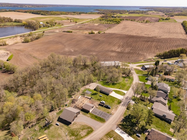 3391 Little Ida Beach Rd NW, Alexandria, MN 56308 - aerial view of property and surrounding area with a nearby body of water and rural landscape