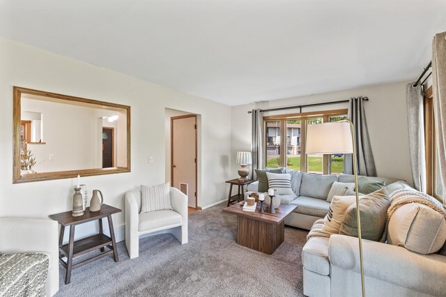 13501 Heather Hills Dr, Burnsville, MN 55337 - carpeted living room with baseboards