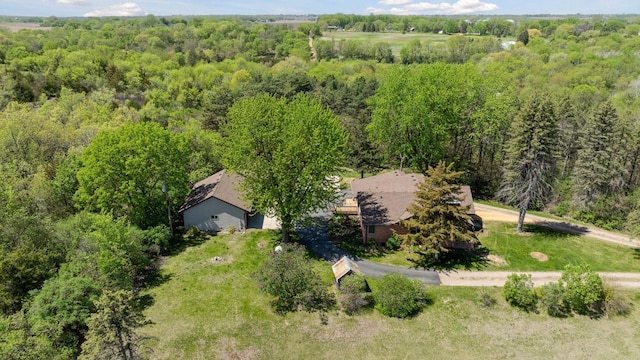 14530 Jonathan Carver Pkwy, Carver, MN 55315 - view from above of property with a heavily wooded area