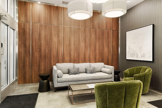 view of community lobby