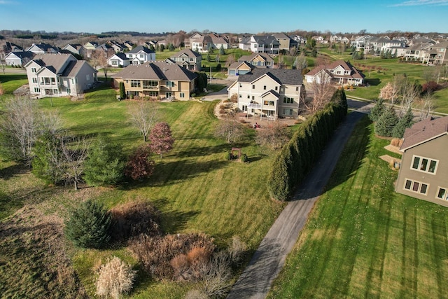 aerial overview of property's location with nearby suburban area