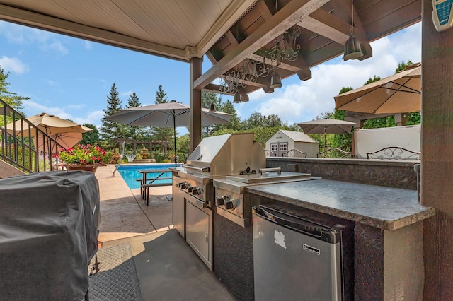 2255 Chelmsford Ln, Saint Cloud, MN 56301 - view of patio / terrace with an outdoor pool