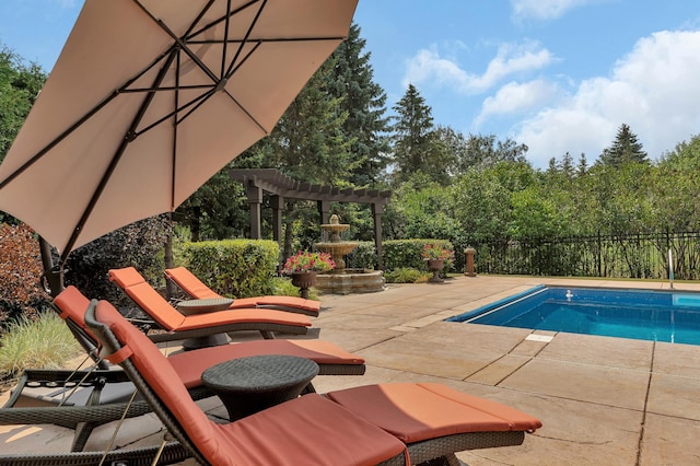 2255 Chelmsford Ln, Saint Cloud, MN 56301 - view of pool with a patio area and a pergola
