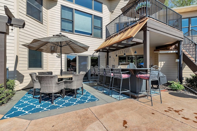 2255 Chelmsford Ln, Saint Cloud, MN 56301 - view of patio / terrace featuring stairs