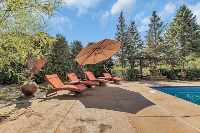 2255 Chelmsford Ln, Saint Cloud, MN 56301 - view of patio with an outdoor pool