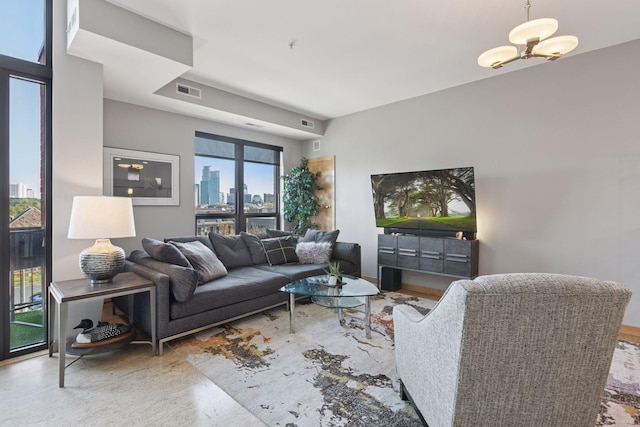 view of living area
