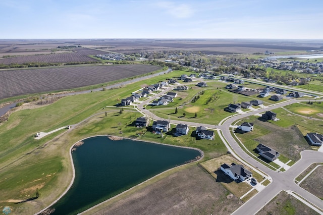 view of property location with a large body of water