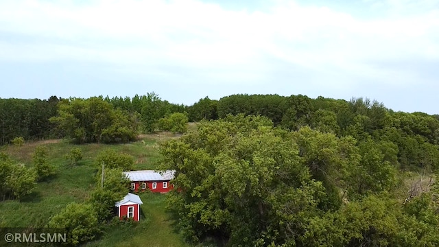 32598 Pioneer Ave, Aitkin, MN 56431 - aerial view of property and surrounding area featuring a forest