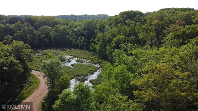 32598 Pioneer Ave, Aitkin, MN 56431 - aerial overview of property's location with a forest