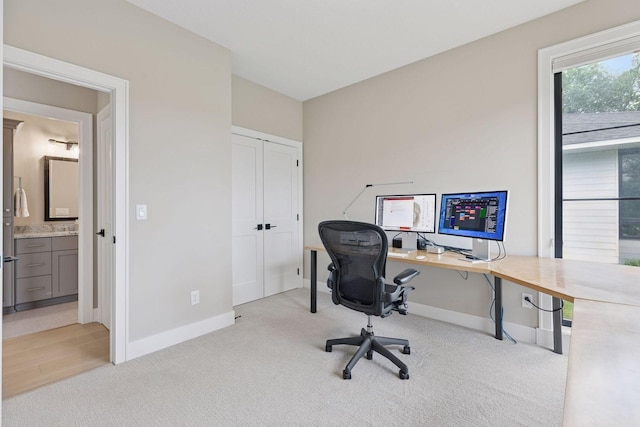 16798 Stirrup Ln, Eden Prairie, MN 55347 - office space with light colored carpet and baseboards