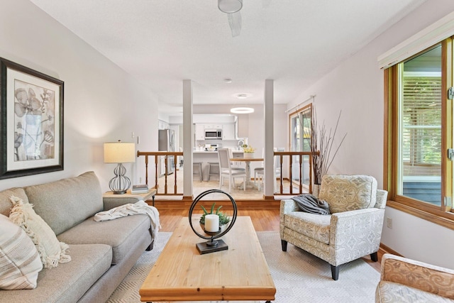 7010 Tartan Curv, Eden Prairie, MN 55346 - living room featuring healthy amount of natural light and wood finished floors