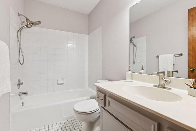 7010 Tartan Curv, Eden Prairie, MN 55346 - full bathroom featuring vanity, tub / shower combination, and tile patterned flooring