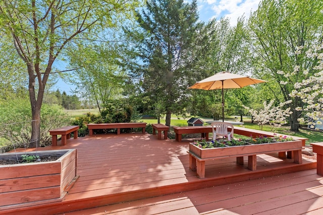 view of deck
