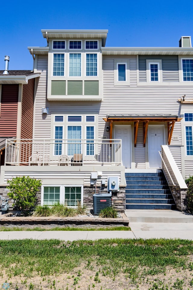 3313 5th Way E Unit B, West Fargo, ND 58078 - view of property with central air condition unit