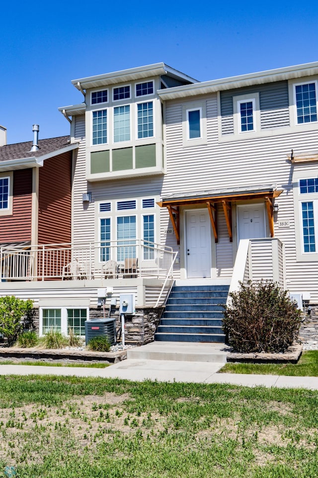 3313 5th Way E Unit B, West Fargo, ND 58078 - view of townhome / multi-family property