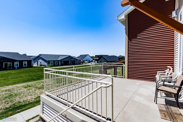 3313 5th Way E Unit B, West Fargo, ND 58078 - view of patio with a residential view and a balcony