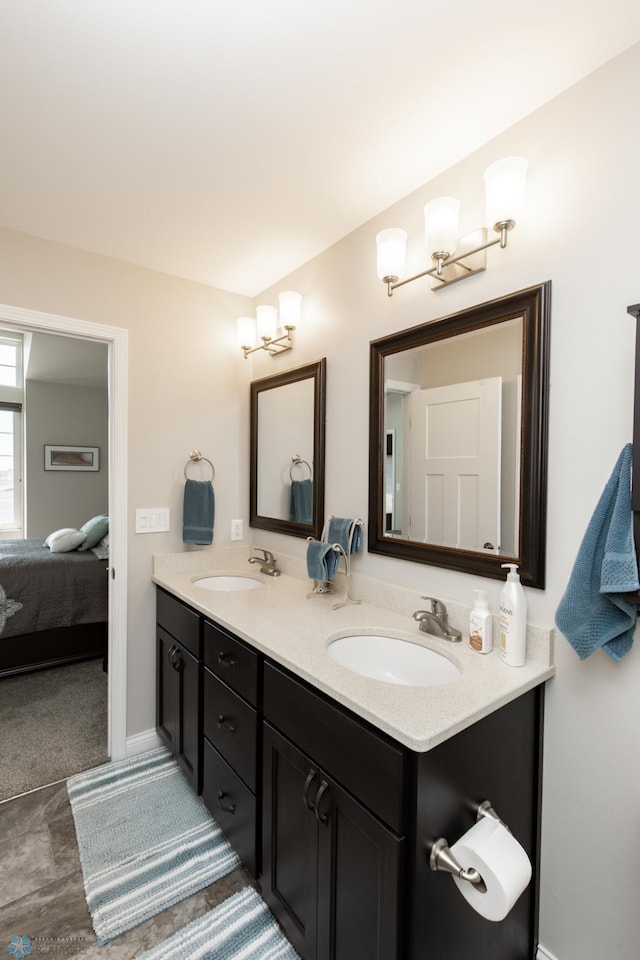 3313 5th Way E Unit B, West Fargo, ND 58078 - bathroom with double vanity and ensuite bathroom