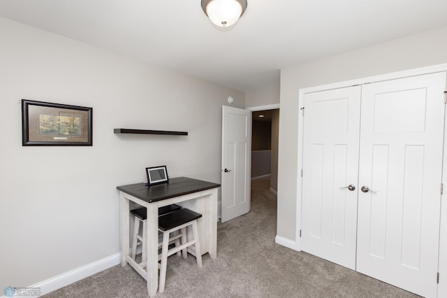 3313 5th Way E Unit B, West Fargo, ND 58078 - bedroom with light colored carpet, a closet, and baseboards