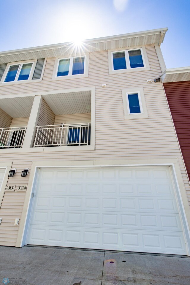 3313 5th Way E Unit B, West Fargo, ND 58078 - garage featuring driveway