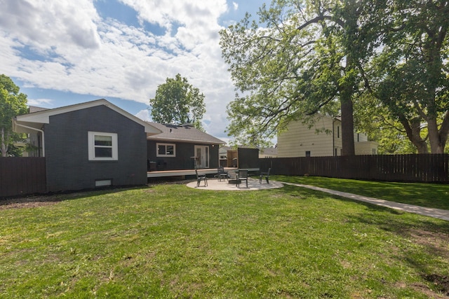 615 Vine St, Hudson, WI 54016 - view of yard with a patio