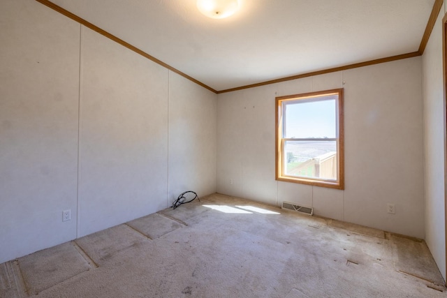 36308 Edgewood Rd, Harmony, MN 55939 - spare room featuring crown molding and carpet floors