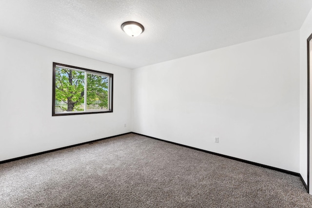1094 7th St E, Saint Paul, MN 55106 - empty room featuring carpet, baseboards, and a textured ceiling