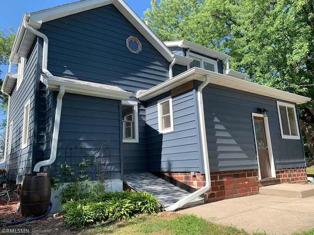 view of rear view of house