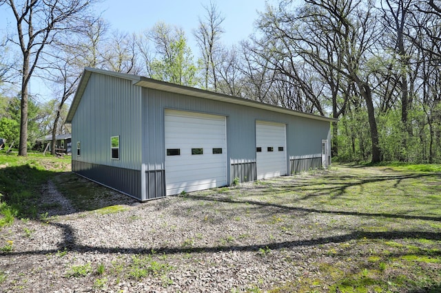26163 170th St, New Richland, MN 56072 - view of detached garage