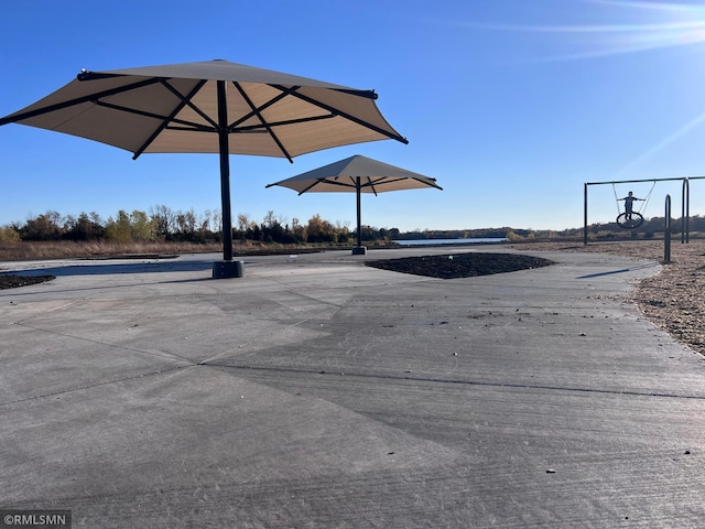 view of vehicle parking